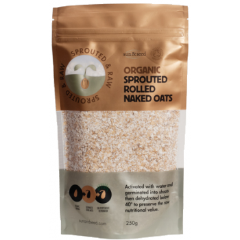 Naklíčené ovesné vločky BIO RAW 250g